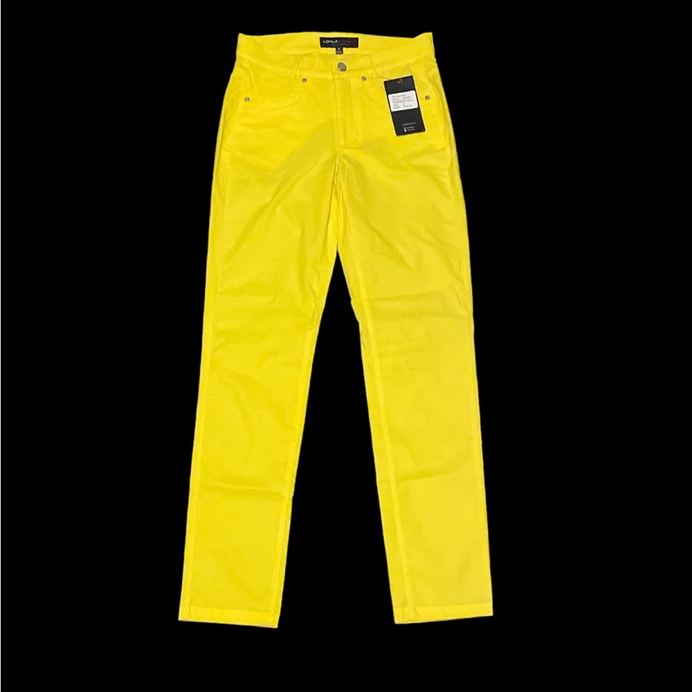 LOHLA Sport L.A. Women's Size 0 The Very Pants LST4001 Color: 007 Lemon/Yellow